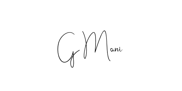 Make a beautiful signature design for name G Mani. Use this online signature maker to create a handwritten signature for free. G Mani signature style 4 images and pictures png