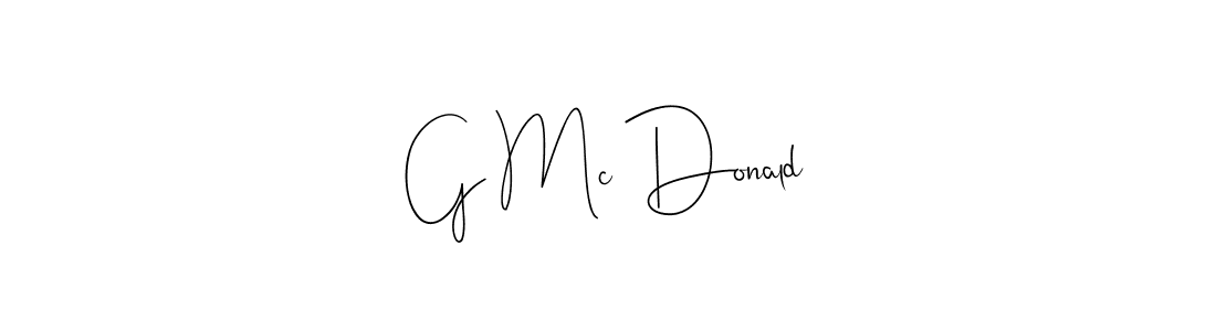 How to Draw G Mc Donald signature style? Andilay-7BmLP is a latest design signature styles for name G Mc Donald. G Mc Donald signature style 4 images and pictures png