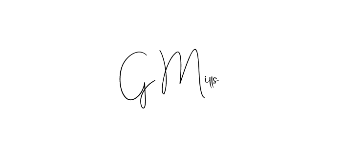 Make a beautiful signature design for name G Mills. Use this online signature maker to create a handwritten signature for free. G Mills signature style 4 images and pictures png
