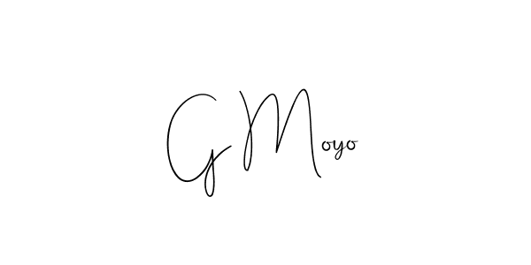 Make a beautiful signature design for name G Moyo. Use this online signature maker to create a handwritten signature for free. G Moyo signature style 4 images and pictures png