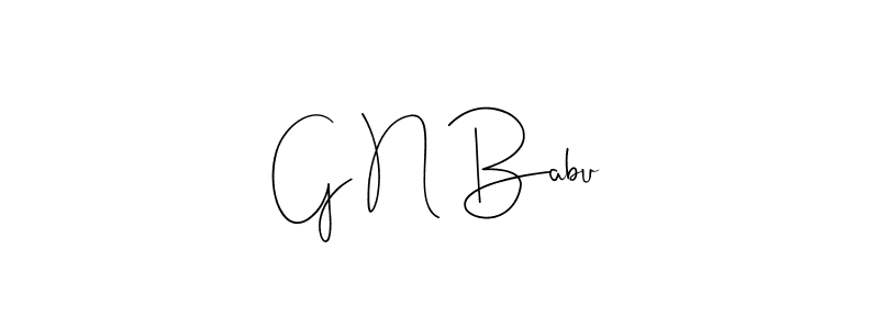 Make a short G N Babu signature style. Manage your documents anywhere anytime using Andilay-7BmLP. Create and add eSignatures, submit forms, share and send files easily. G N Babu signature style 4 images and pictures png