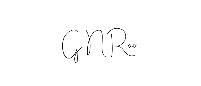 G N Rao stylish signature style. Best Handwritten Sign (Andilay-7BmLP) for my name. Handwritten Signature Collection Ideas for my name G N Rao. G N Rao signature style 4 images and pictures png