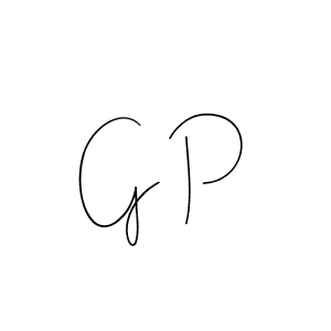 You should practise on your own different ways (Andilay-7BmLP) to write your name (G P) in signature. don't let someone else do it for you. G P signature style 4 images and pictures png