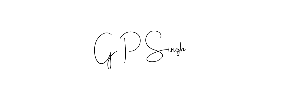 if you are searching for the best signature style for your name G P Singh. so please give up your signature search. here we have designed multiple signature styles  using Andilay-7BmLP. G P Singh signature style 4 images and pictures png