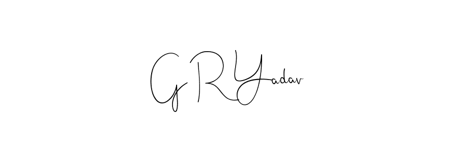 It looks lik you need a new signature style for name G R Yadav. Design unique handwritten (Andilay-7BmLP) signature with our free signature maker in just a few clicks. G R Yadav signature style 4 images and pictures png