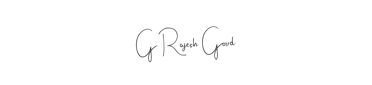 Best and Professional Signature Style for G Rajesh Goud. Andilay-7BmLP Best Signature Style Collection. G Rajesh Goud signature style 4 images and pictures png