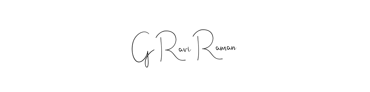 You should practise on your own different ways (Andilay-7BmLP) to write your name (G Ravi Raman) in signature. don't let someone else do it for you. G Ravi Raman signature style 4 images and pictures png