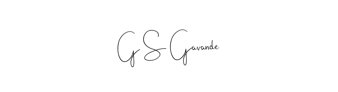 How to Draw G S Gavande signature style? Andilay-7BmLP is a latest design signature styles for name G S Gavande. G S Gavande signature style 4 images and pictures png