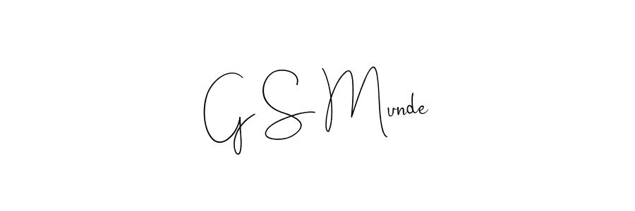 It looks lik you need a new signature style for name G S Munde. Design unique handwritten (Andilay-7BmLP) signature with our free signature maker in just a few clicks. G S Munde signature style 4 images and pictures png