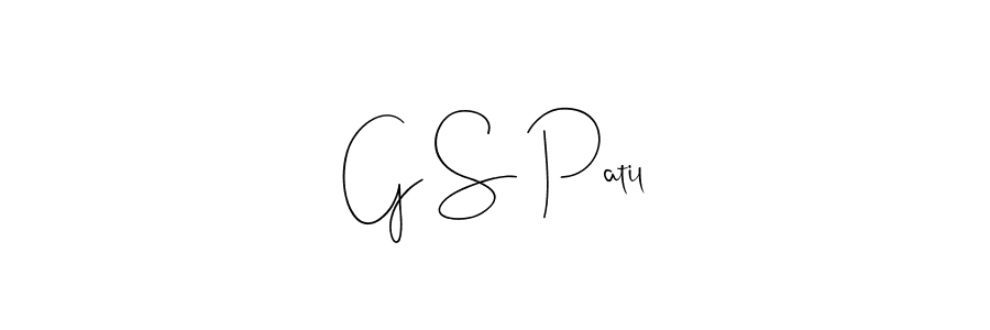 Also we have G S Patil name is the best signature style. Create professional handwritten signature collection using Andilay-7BmLP autograph style. G S Patil signature style 4 images and pictures png