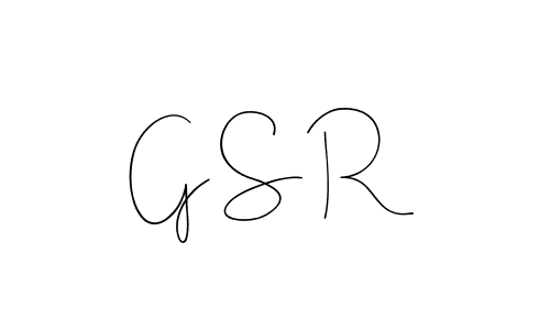 You should practise on your own different ways (Andilay-7BmLP) to write your name (G S R) in signature. don't let someone else do it for you. G S R signature style 4 images and pictures png