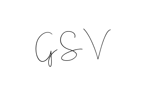 It looks lik you need a new signature style for name G S V. Design unique handwritten (Andilay-7BmLP) signature with our free signature maker in just a few clicks. G S V signature style 4 images and pictures png