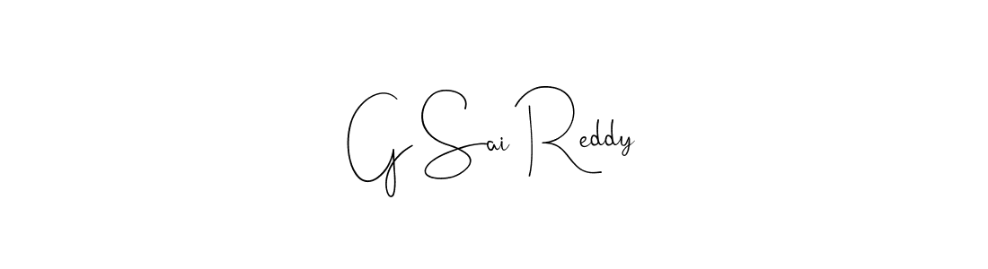 It looks lik you need a new signature style for name G Sai Reddy. Design unique handwritten (Andilay-7BmLP) signature with our free signature maker in just a few clicks. G Sai Reddy signature style 4 images and pictures png