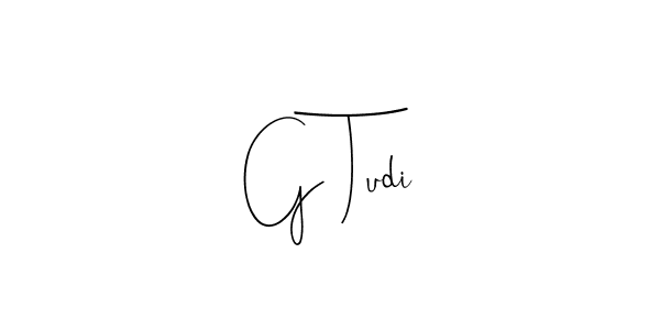 How to Draw G Tudi signature style? Andilay-7BmLP is a latest design signature styles for name G Tudi. G Tudi signature style 4 images and pictures png