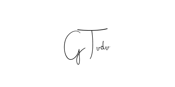 Also You can easily find your signature by using the search form. We will create G Tudu name handwritten signature images for you free of cost using Andilay-7BmLP sign style. G Tudu signature style 4 images and pictures png