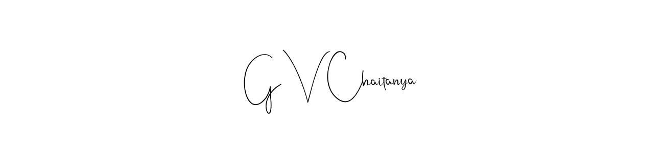 See photos of G V Chaitanya official signature by Spectra . Check more albums & portfolios. Read reviews & check more about Andilay-7BmLP font. G V Chaitanya signature style 4 images and pictures png