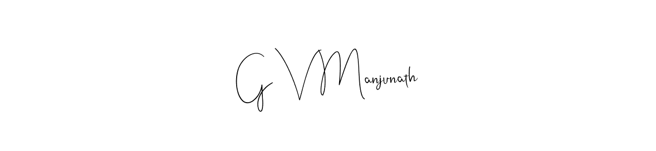 Also You can easily find your signature by using the search form. We will create G V Manjunath name handwritten signature images for you free of cost using Andilay-7BmLP sign style. G V Manjunath signature style 4 images and pictures png