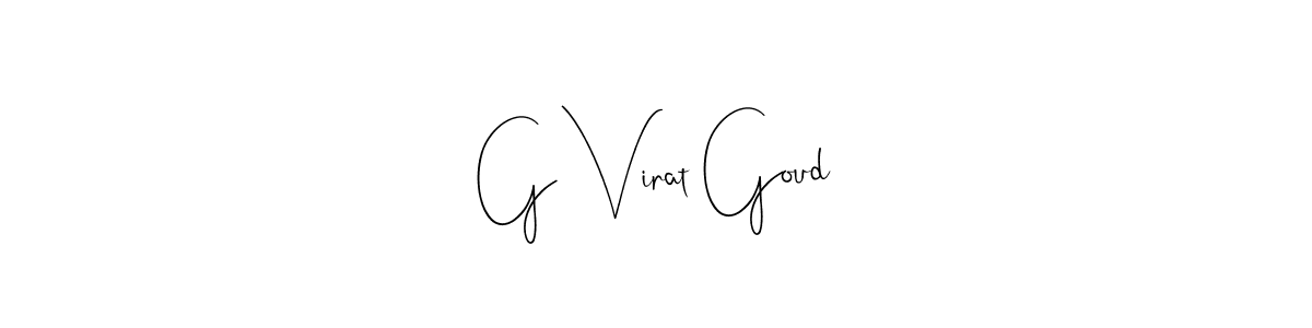 Make a short G Virat Goud signature style. Manage your documents anywhere anytime using Andilay-7BmLP. Create and add eSignatures, submit forms, share and send files easily. G Virat Goud signature style 4 images and pictures png