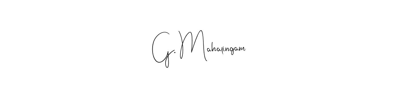 G. Mahalingam stylish signature style. Best Handwritten Sign (Andilay-7BmLP) for my name. Handwritten Signature Collection Ideas for my name G. Mahalingam. G. Mahalingam signature style 4 images and pictures png