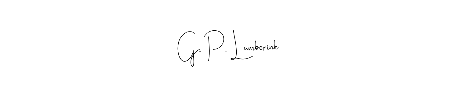 Make a short G. P. Lamberink signature style. Manage your documents anywhere anytime using Andilay-7BmLP. Create and add eSignatures, submit forms, share and send files easily. G. P. Lamberink signature style 4 images and pictures png