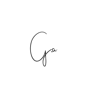 Also You can easily find your signature by using the search form. We will create G.a name handwritten signature images for you free of cost using Andilay-7BmLP sign style. G.a signature style 4 images and pictures png