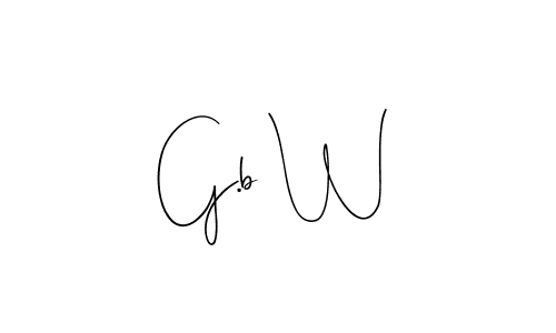 Here are the top 10 professional signature styles for the name G.b W. These are the best autograph styles you can use for your name. G.b W signature style 4 images and pictures png