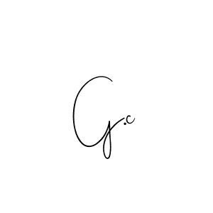 if you are searching for the best signature style for your name G.c. so please give up your signature search. here we have designed multiple signature styles  using Andilay-7BmLP. G.c signature style 4 images and pictures png