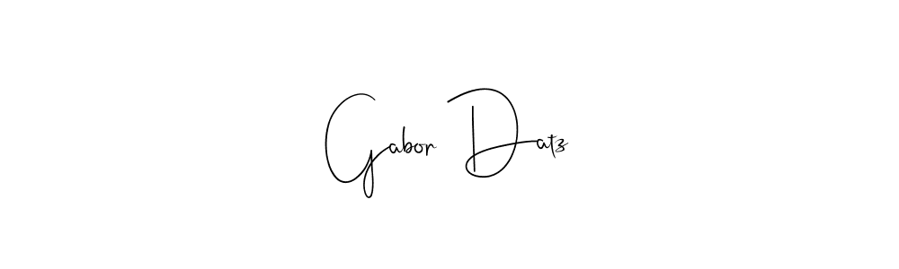 if you are searching for the best signature style for your name Gabor Datz. so please give up your signature search. here we have designed multiple signature styles  using Andilay-7BmLP. Gabor Datz signature style 4 images and pictures png