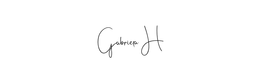 See photos of Gabriela H official signature by Spectra . Check more albums & portfolios. Read reviews & check more about Andilay-7BmLP font. Gabriela H signature style 4 images and pictures png