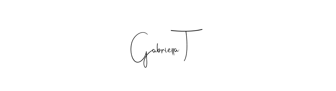 See photos of Gabriella T official signature by Spectra . Check more albums & portfolios. Read reviews & check more about Andilay-7BmLP font. Gabriella T signature style 4 images and pictures png