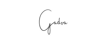 Style your name Gadua with confidence using Andilay-7BmLP signature design. Simple, elegant, and ready for immediate document use. Gadua signature style 4 images and pictures png