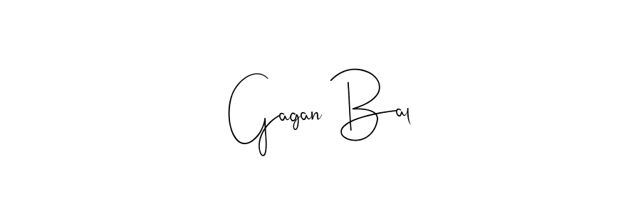 Make a beautiful signature design for name Gagan Bal. With this signature (Andilay-7BmLP) style, you can create a handwritten signature for free. Gagan Bal signature style 4 images and pictures png