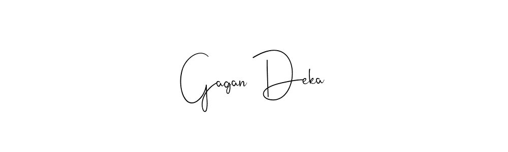 You can use this online signature creator to create a handwritten signature for the name Gagan Deka. This is the best online autograph maker. Gagan Deka signature style 4 images and pictures png