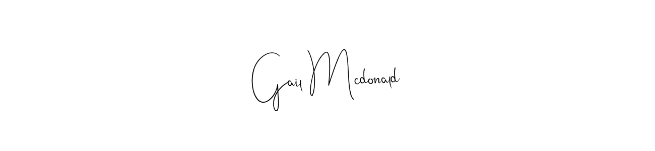 Use a signature maker to create a handwritten signature online. With this signature software, you can design (Andilay-7BmLP) your own signature for name Gail Mcdonald. Gail Mcdonald signature style 4 images and pictures png