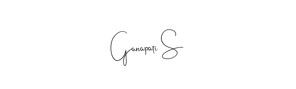 Also You can easily find your signature by using the search form. We will create Ganapati S name handwritten signature images for you free of cost using Andilay-7BmLP sign style. Ganapati S signature style 4 images and pictures png