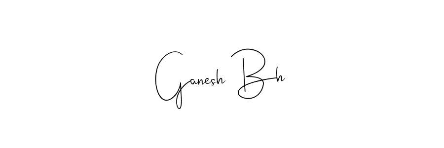Make a beautiful signature design for name Ganesh Bh. Use this online signature maker to create a handwritten signature for free. Ganesh Bh signature style 4 images and pictures png