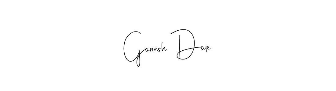 Design your own signature with our free online signature maker. With this signature software, you can create a handwritten (Andilay-7BmLP) signature for name Ganesh Dale. Ganesh Dale signature style 4 images and pictures png
