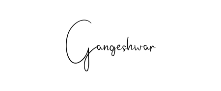 A timeless handwritten aesthetic for Gangeshwar. The Andilay-7BmLP font gives your signature a handcrafted feel with natural curves. Gangeshwar signature style 4 images and pictures png