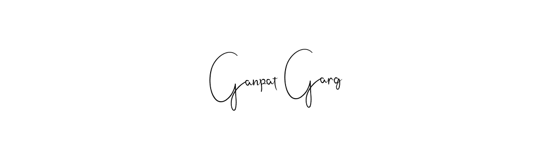 Andilay-7BmLP is a professional signature style that is perfect for those who want to add a touch of class to their signature. It is also a great choice for those who want to make their signature more unique. Get Ganpat Garg name to fancy signature for free. Ganpat Garg signature style 4 images and pictures png