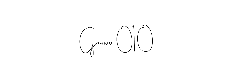 How to Draw Ganuu 010 signature style? Andilay-7BmLP is a latest design signature styles for name Ganuu 010. Ganuu 010 signature style 4 images and pictures png