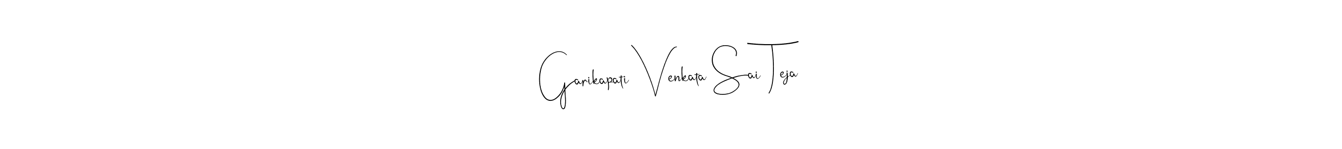 Design your own signature with our free online signature maker. With this signature software, you can create a handwritten (Andilay-7BmLP) signature for name Garikapati Venkata Sai Teja. Garikapati Venkata Sai Teja signature style 4 images and pictures png