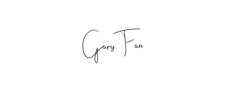 Make a beautiful signature design for name Gary Fan. With this signature (Andilay-7BmLP) style, you can create a handwritten signature for free. Gary Fan signature style 4 images and pictures png