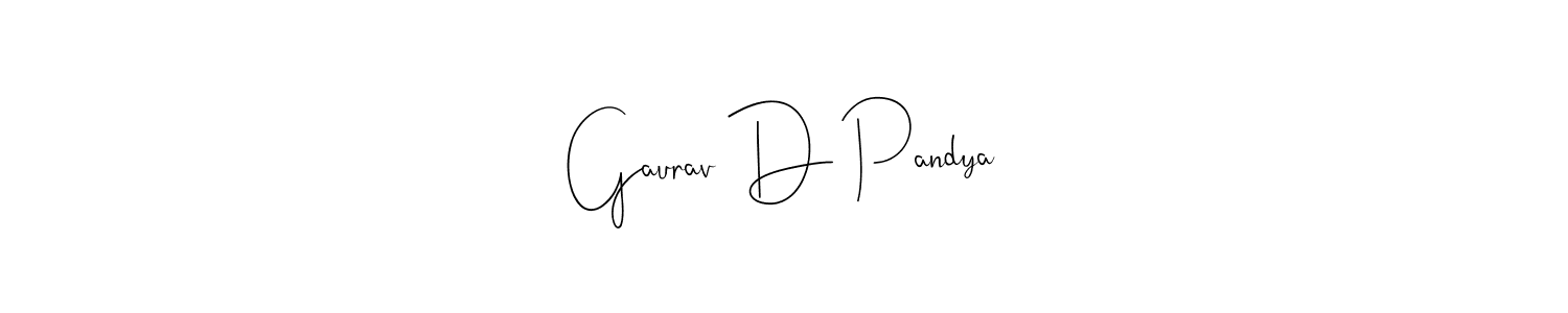How to Draw Gaurav D Pandya signature style? Andilay-7BmLP is a latest design signature styles for name Gaurav D Pandya. Gaurav D Pandya signature style 4 images and pictures png