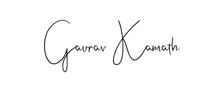 Create an unforgettable impression when signing with Gaurav Kamath name styled in Andilay-7BmLP typography. 100% free online generator. Gaurav Kamath signature style 4 images and pictures png