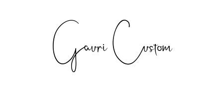 Express your personality with a custom Gauri Custom signature crafted with Andilay-7BmLP typography. Free transparent PNG download available. Gauri Custom signature style 4 images and pictures png