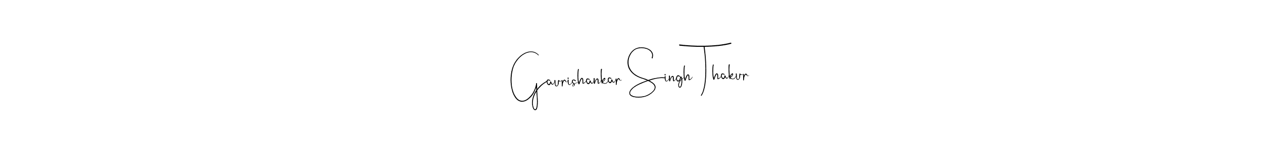 Make a beautiful signature design for name Gaurishankar Singh Thakur. With this signature (Andilay-7BmLP) style, you can create a handwritten signature for free. Gaurishankar Singh Thakur signature style 4 images and pictures png