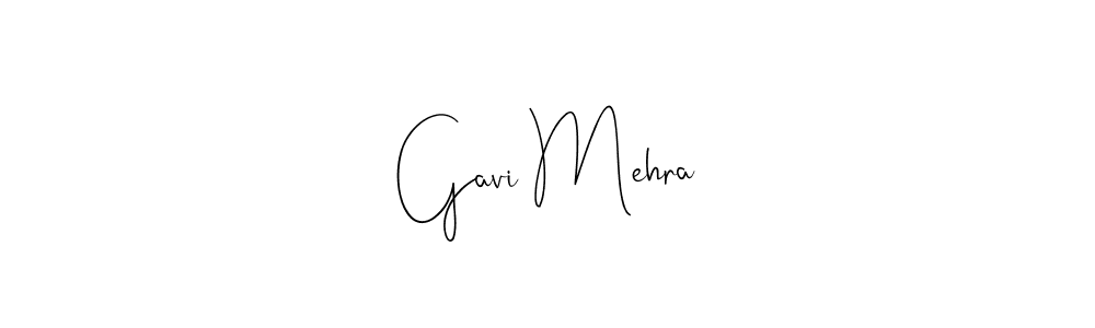 Also we have Gavi Mehra name is the best signature style. Create professional handwritten signature collection using Andilay-7BmLP autograph style. Gavi Mehra signature style 4 images and pictures png