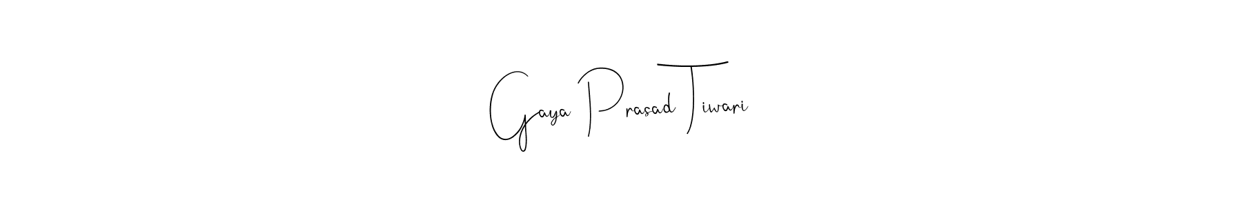 Gaya Prasad Tiwari stylish signature style. Best Handwritten Sign (Andilay-7BmLP) for my name. Handwritten Signature Collection Ideas for my name Gaya Prasad Tiwari. Gaya Prasad Tiwari signature style 4 images and pictures png