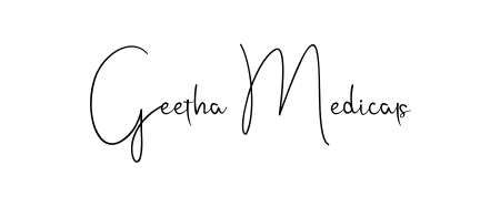 Practice writing Geetha Medicals with the flow of Andilay-7BmLP lettering. A fantastic source of inspiration for developing your personal signature style. Geetha Medicals signature style 4 images and pictures png