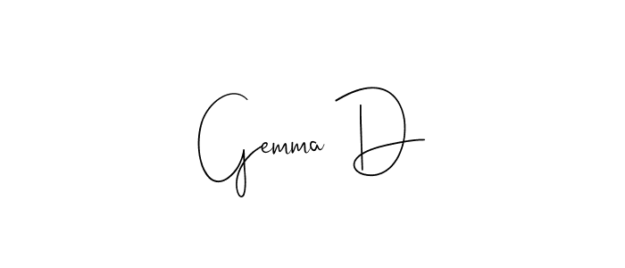 if you are searching for the best signature style for your name Gemma D. so please give up your signature search. here we have designed multiple signature styles  using Andilay-7BmLP. Gemma D signature style 4 images and pictures png